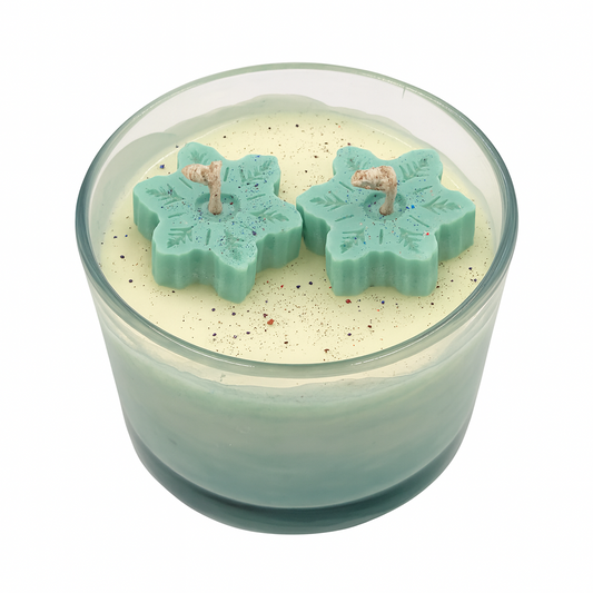 X-Mass Blue Winter Glow Kaars