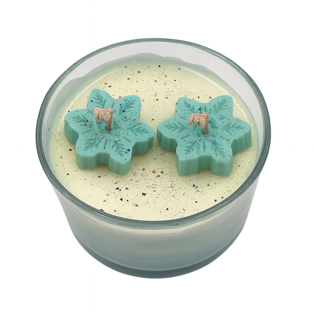 X-Mass Blue Winter Glow Kaars