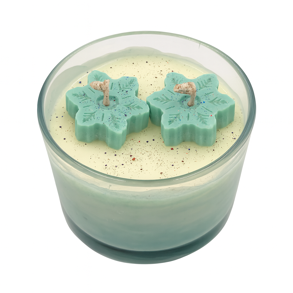 X-Mass Blue Winter Glow Kaars