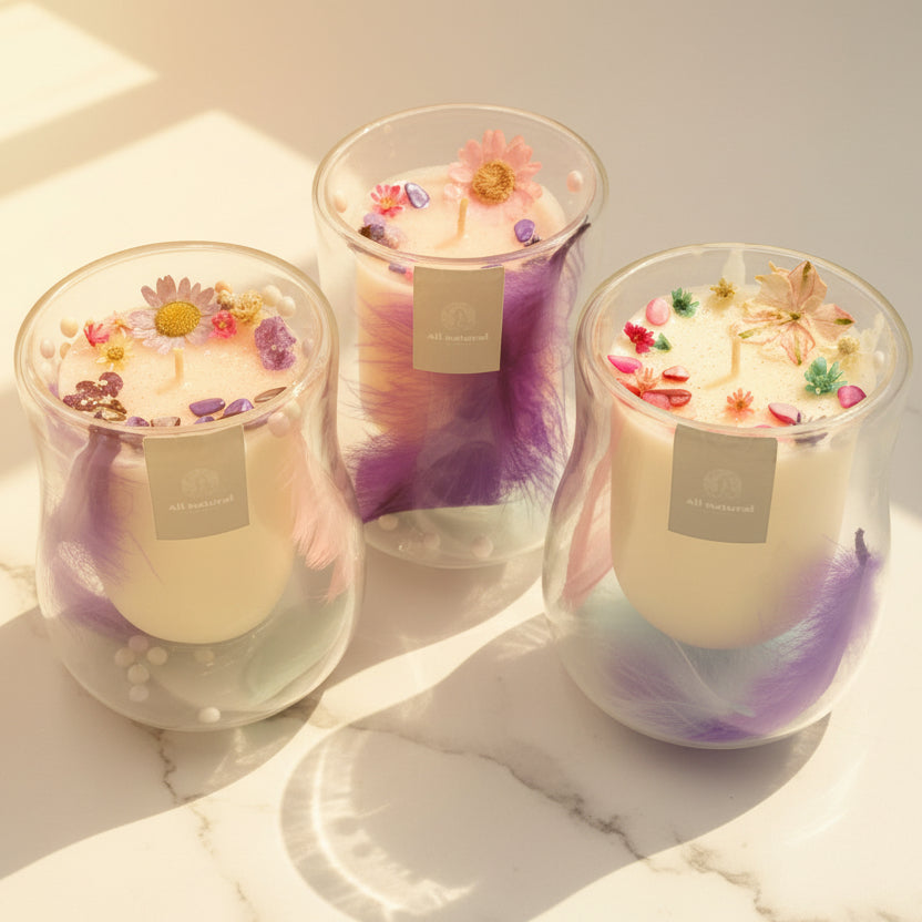 Whispering Feathers Candle
