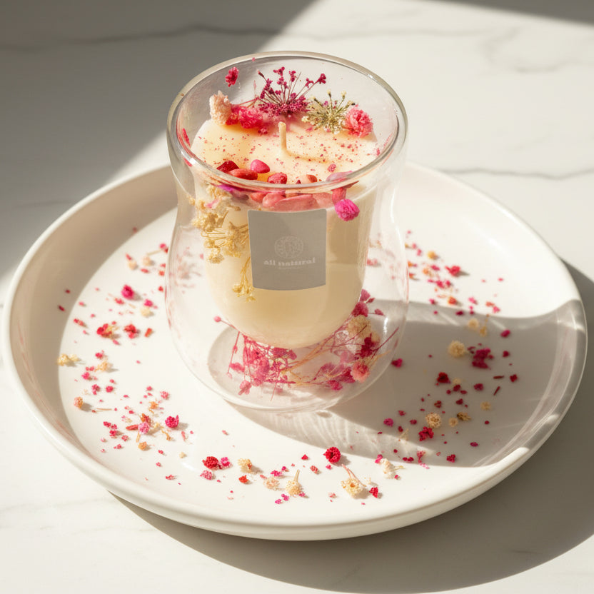 Blushing Bloom Candle