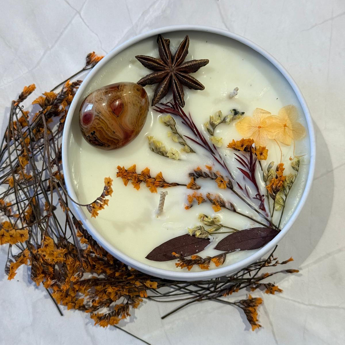 Autumn Star Candle