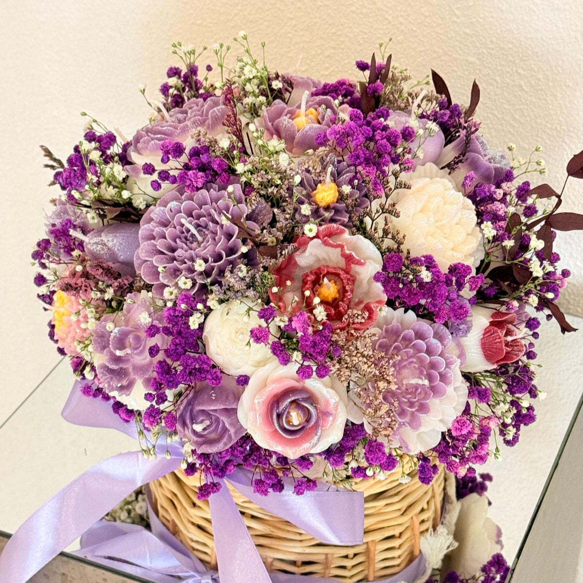 Purple White Bouquet