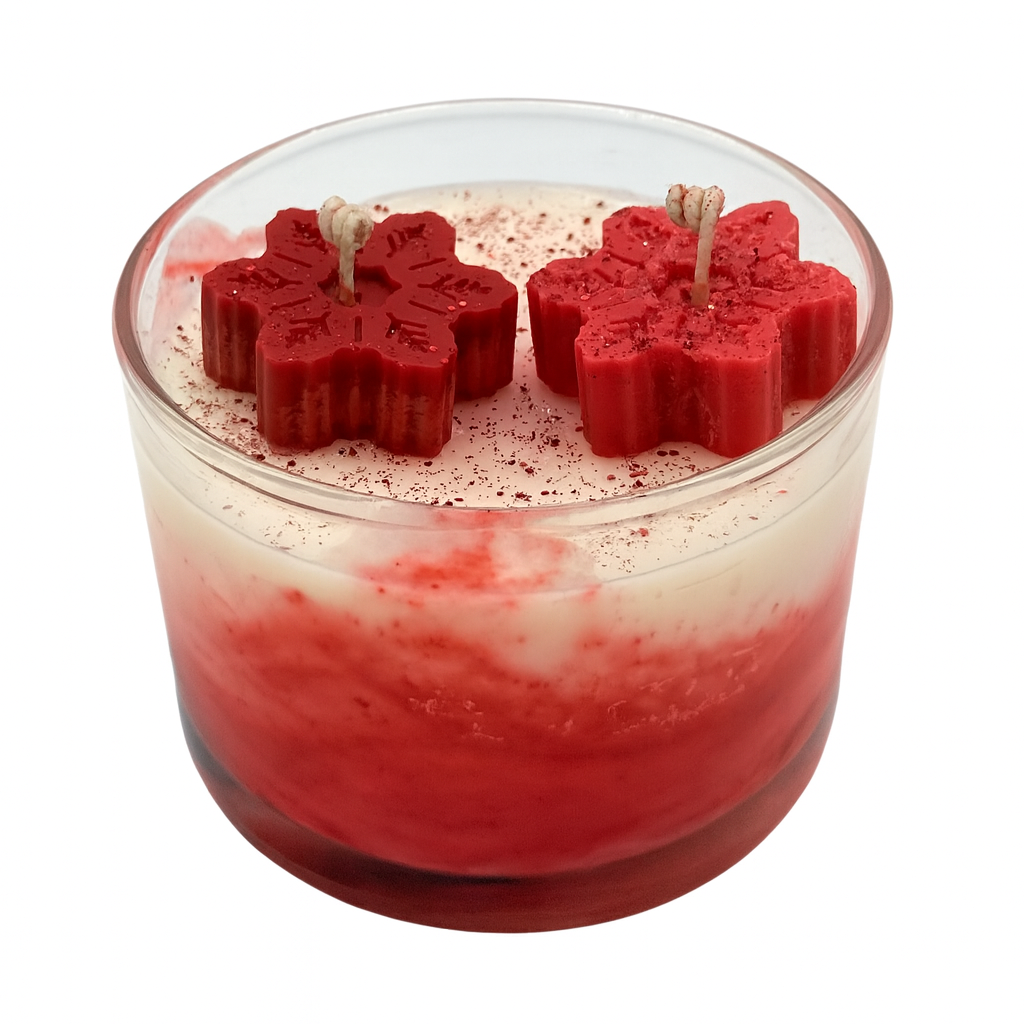 X-Mass Red Winter Glow Kaars