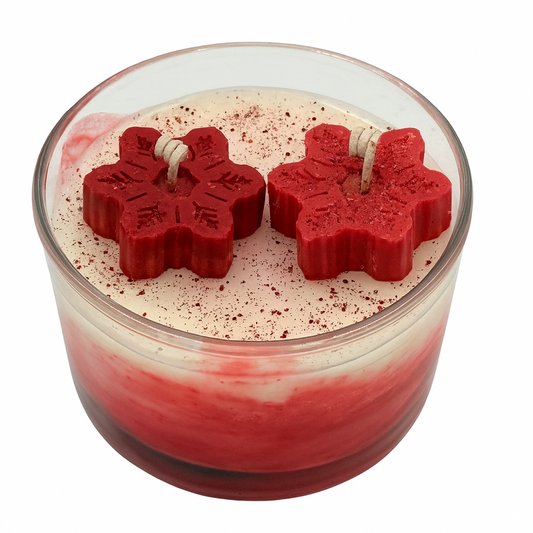 X-Mass Red Winter Glow Kaars